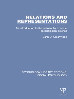 cover image of Relations and Representations